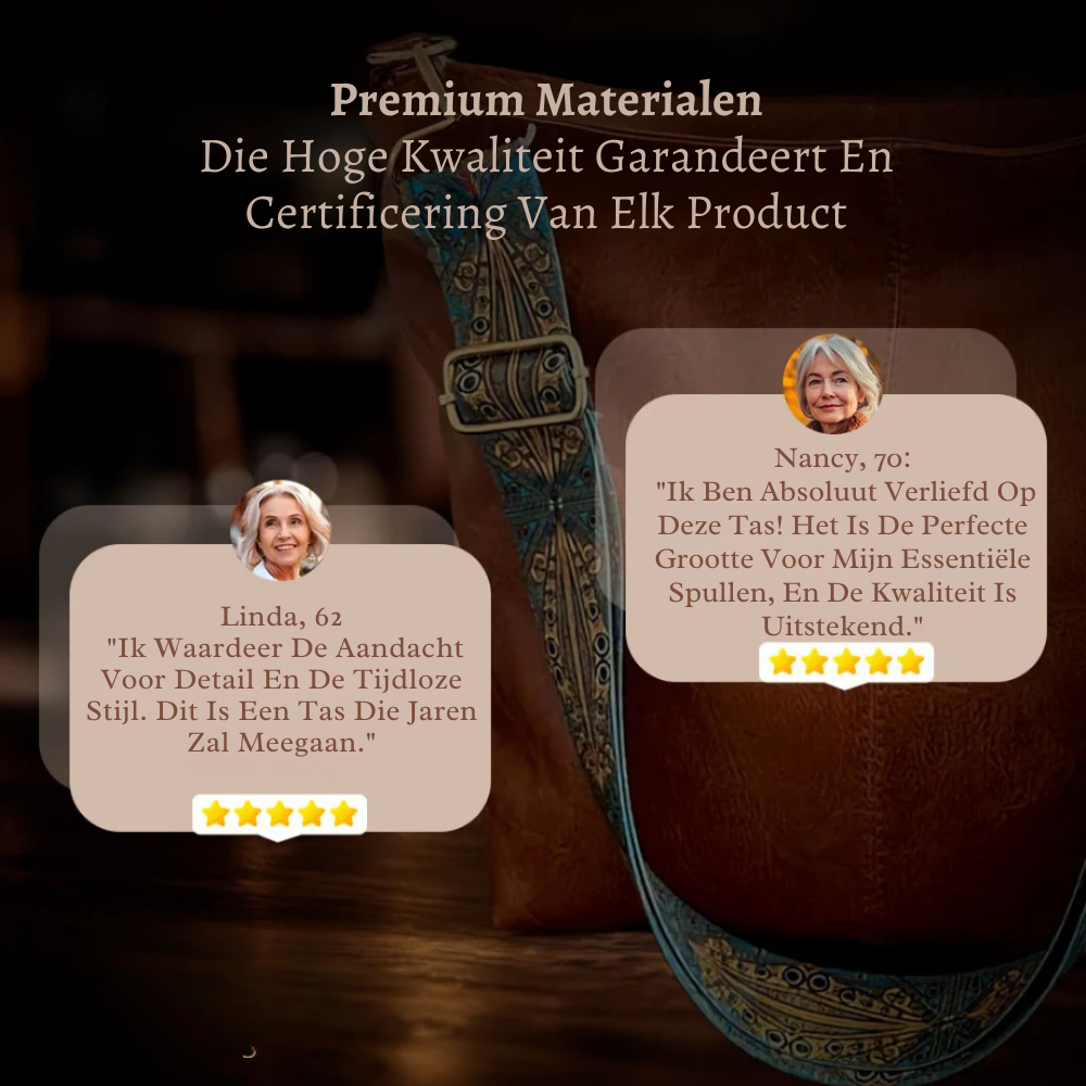 Chelsey | Elegante Leren Schoudertas