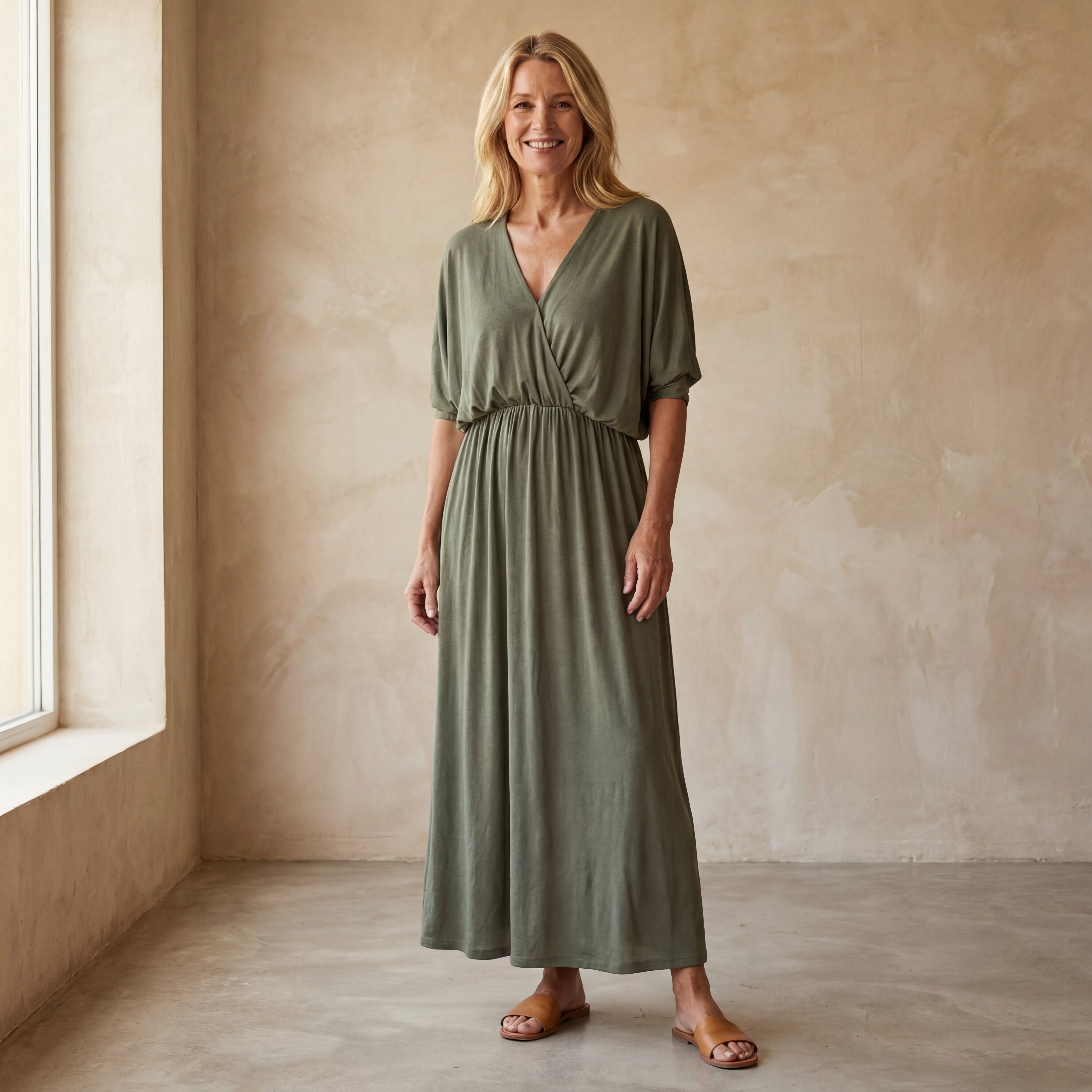 Lara - Vintage Lange Jurk