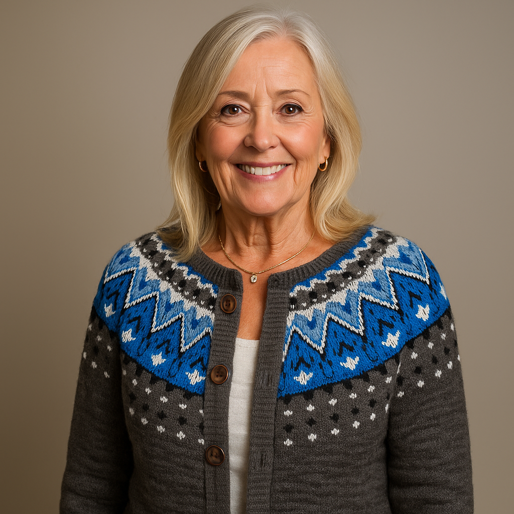 Lois & Tom's - Retro Icelandic Wool Cardigan