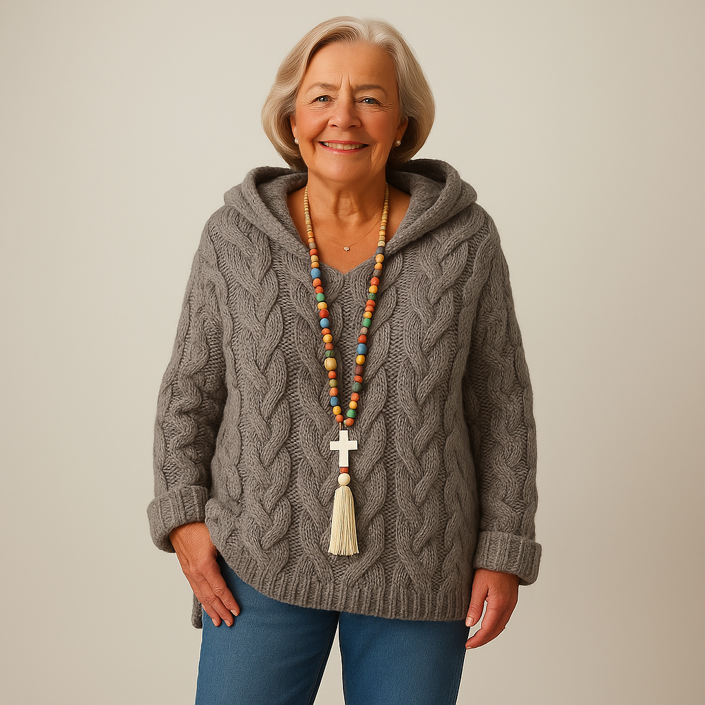 Lois & Tom's – Cozy and Stylish Knit Hoodie