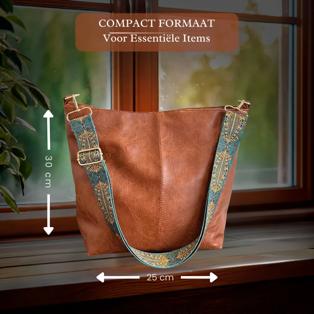 Chelsey | Elegante Leren Schoudertas