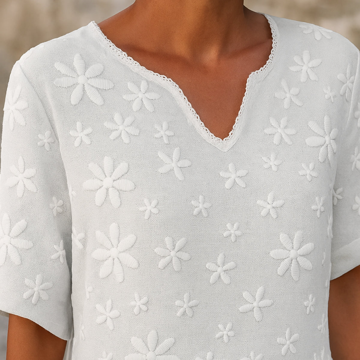 Maelys – Elegant Dress with Floral Print