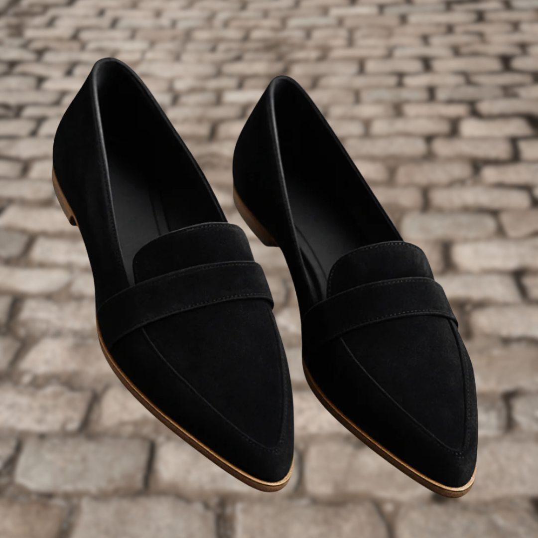 Iris – Zachte Wildleren Loafers