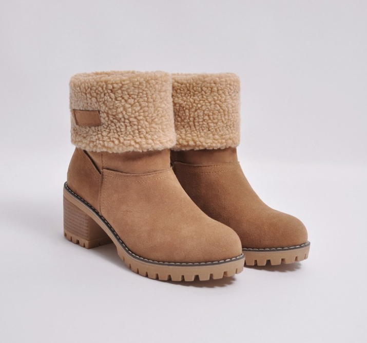 Aria - Plush-Lined Anti-Slip Boots