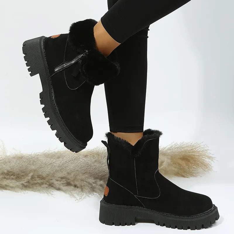 Christina - Faux Fur Winter Boots