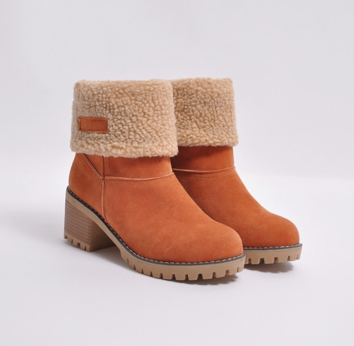 Aria - Plush-Lined Anti-Slip Boots