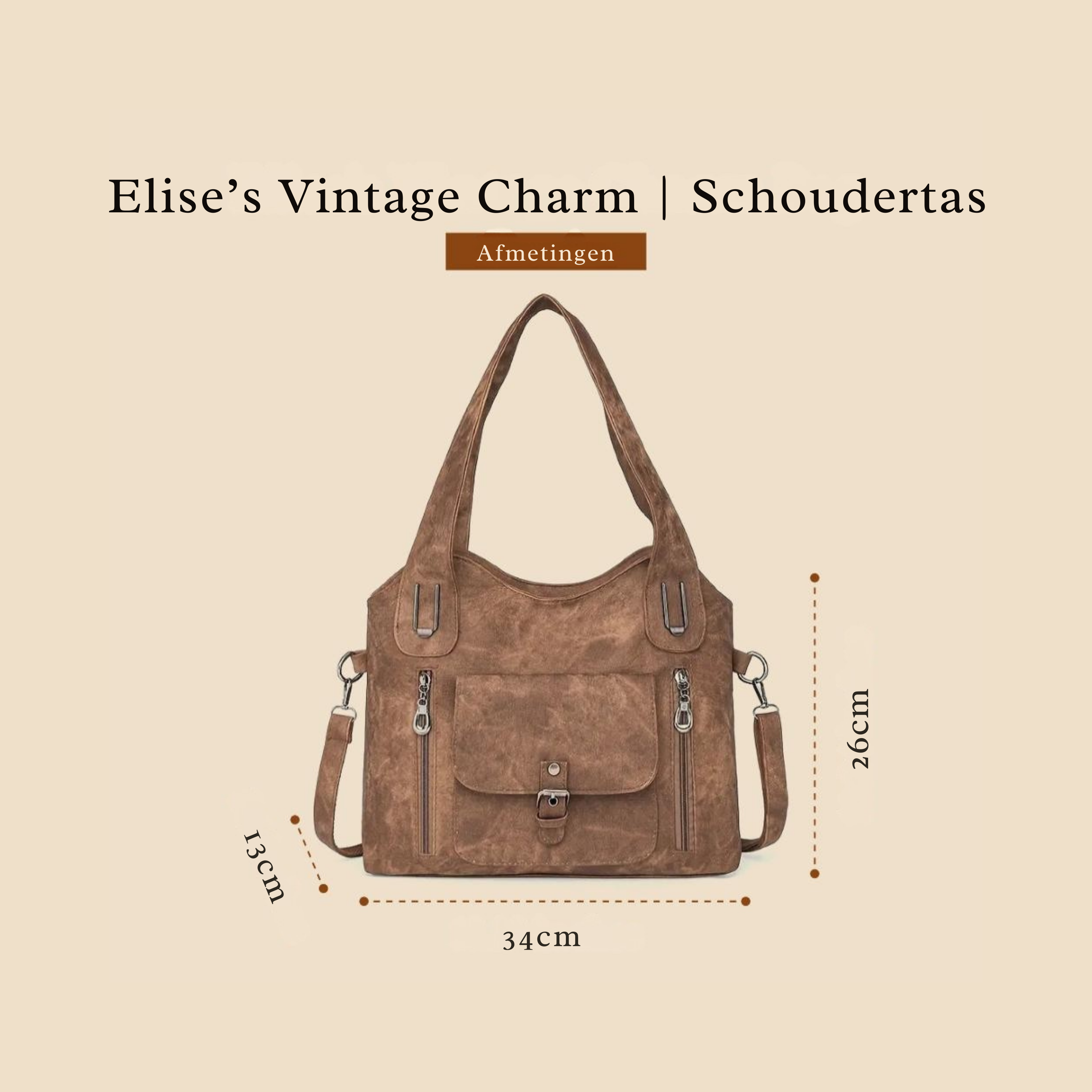 Elise’s Vintage Charm | Schoudertas