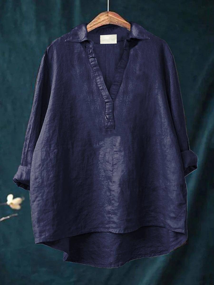 Andrea | Elegante Linnen Zomerblouse