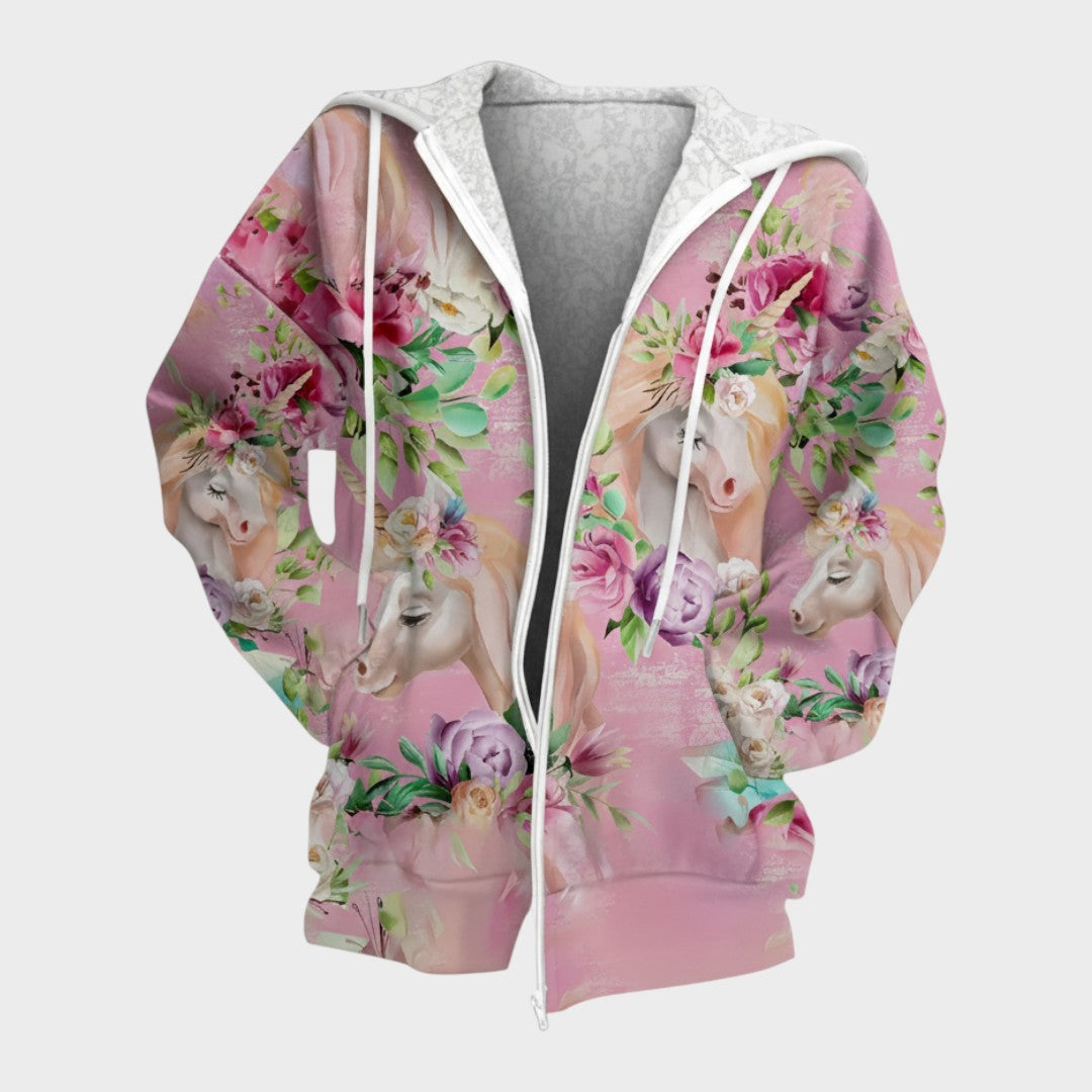 Bloemen Sweatshirt Eenhoorn