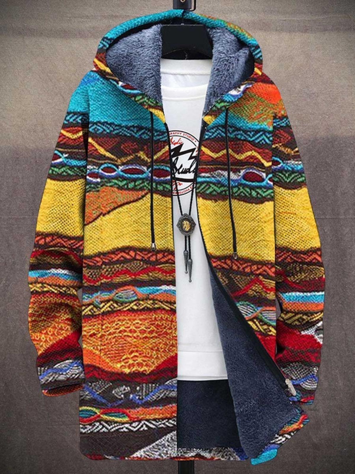 Lois & Tom's - Art-Inspired Cardigan