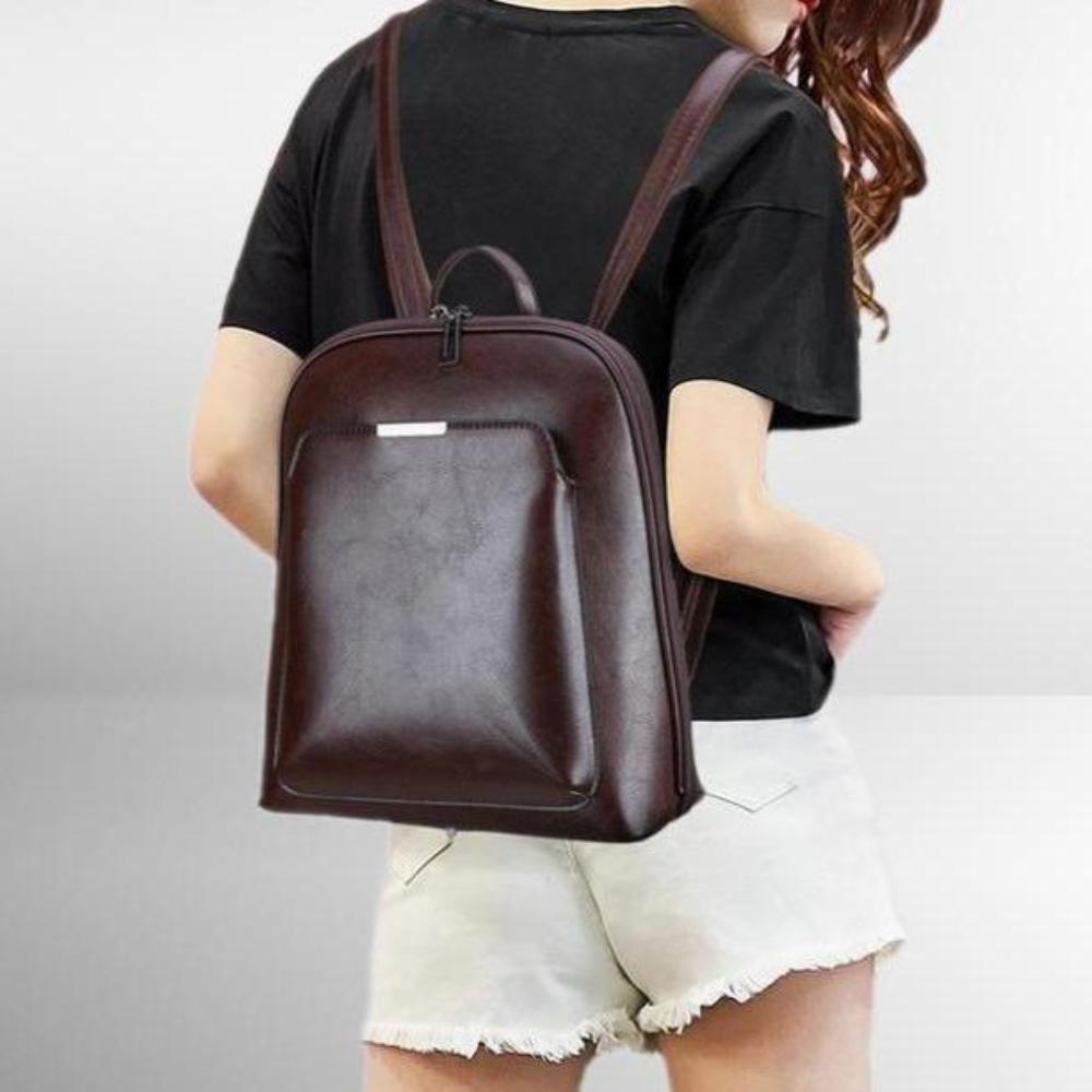 Classic Double-Zip Backpack - Strak Ontwerp