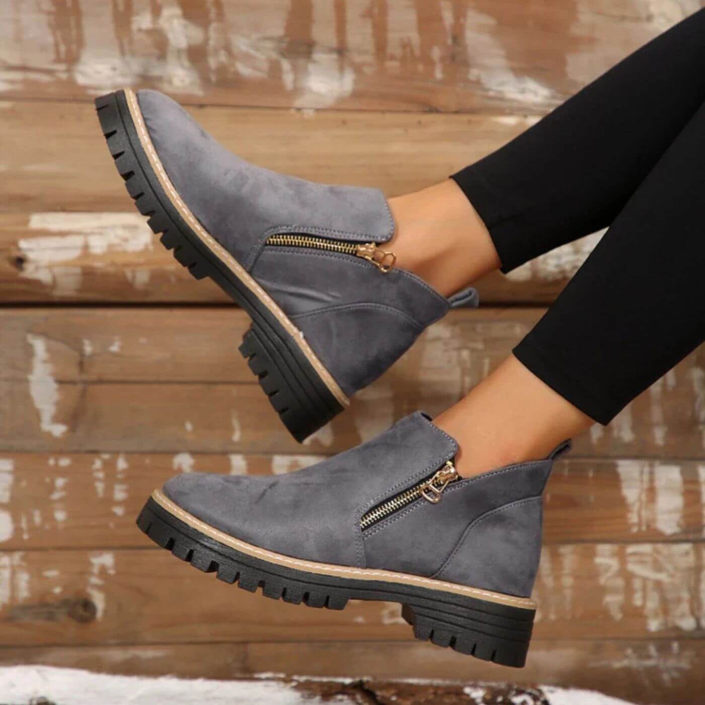 Merle - Chunky Heel Ankle Boots