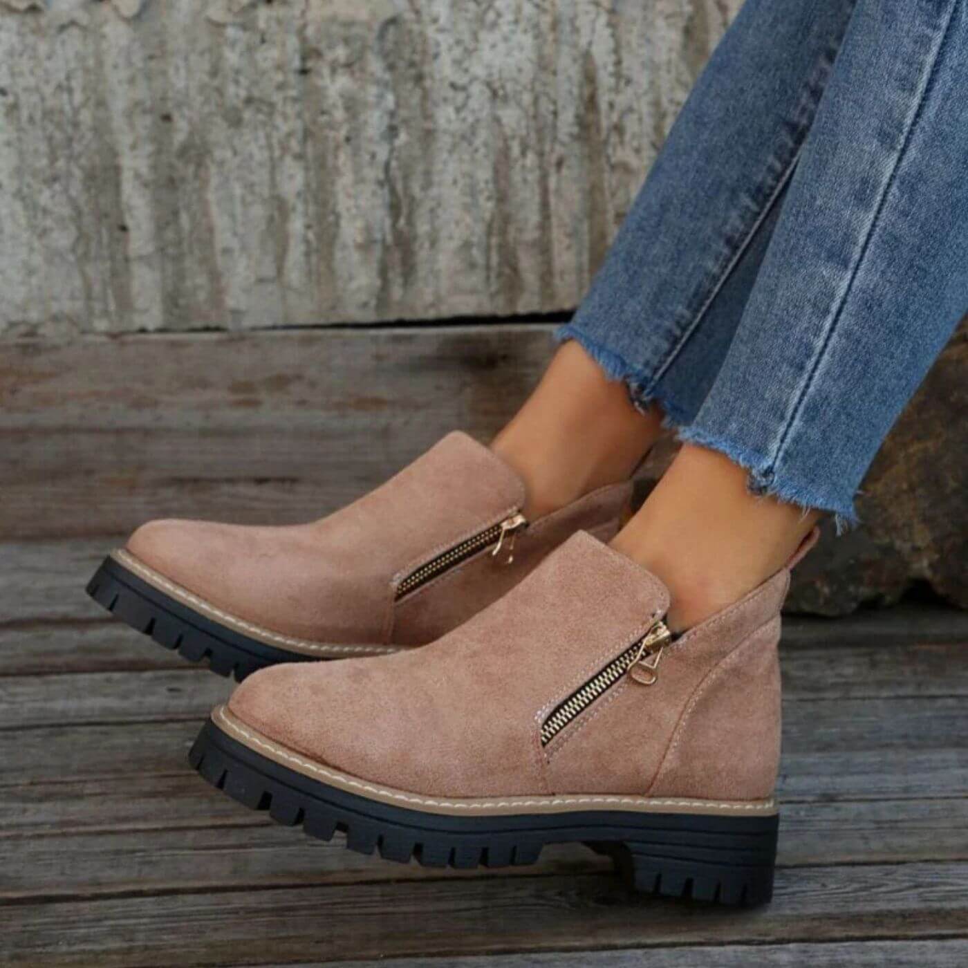 Merle - Chunky Heel Ankle Boots