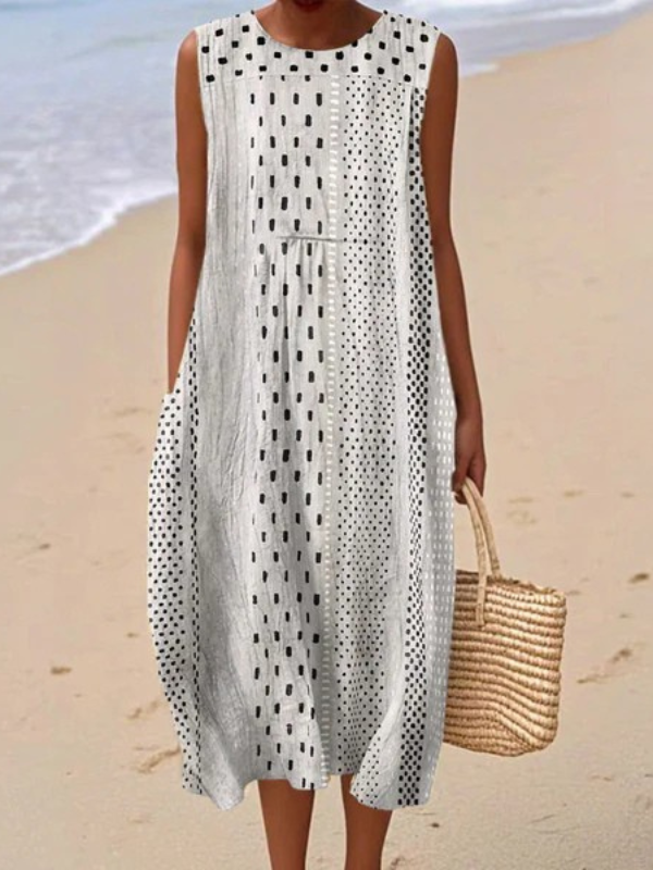 Thea Dagelijkse Midi Jurk