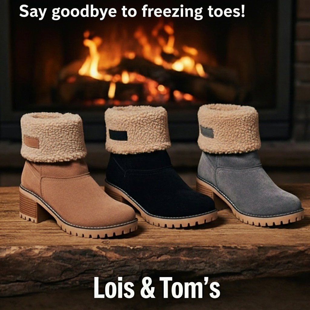 Aria - Plush-Lined Anti-Slip Boots