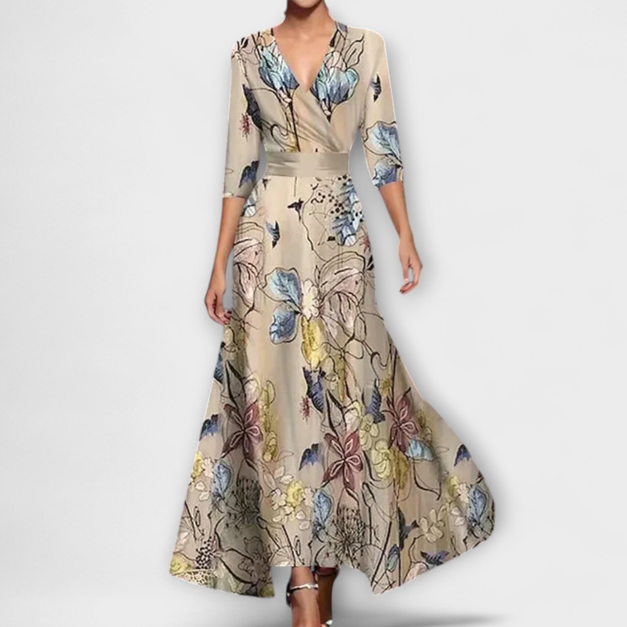 Alma - Elegante Mouw Design Damesjurk