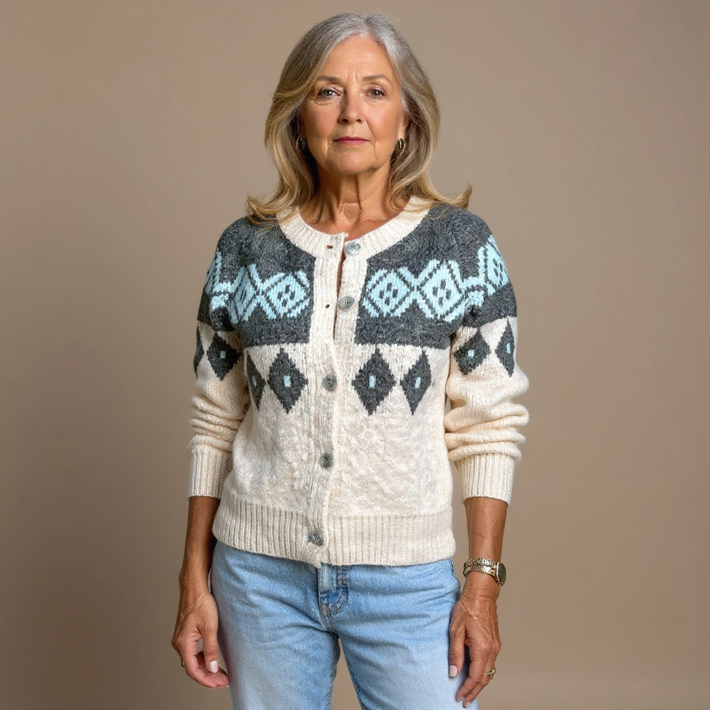 Lois & Tom's - Retro Icelandic Wool Cardigan