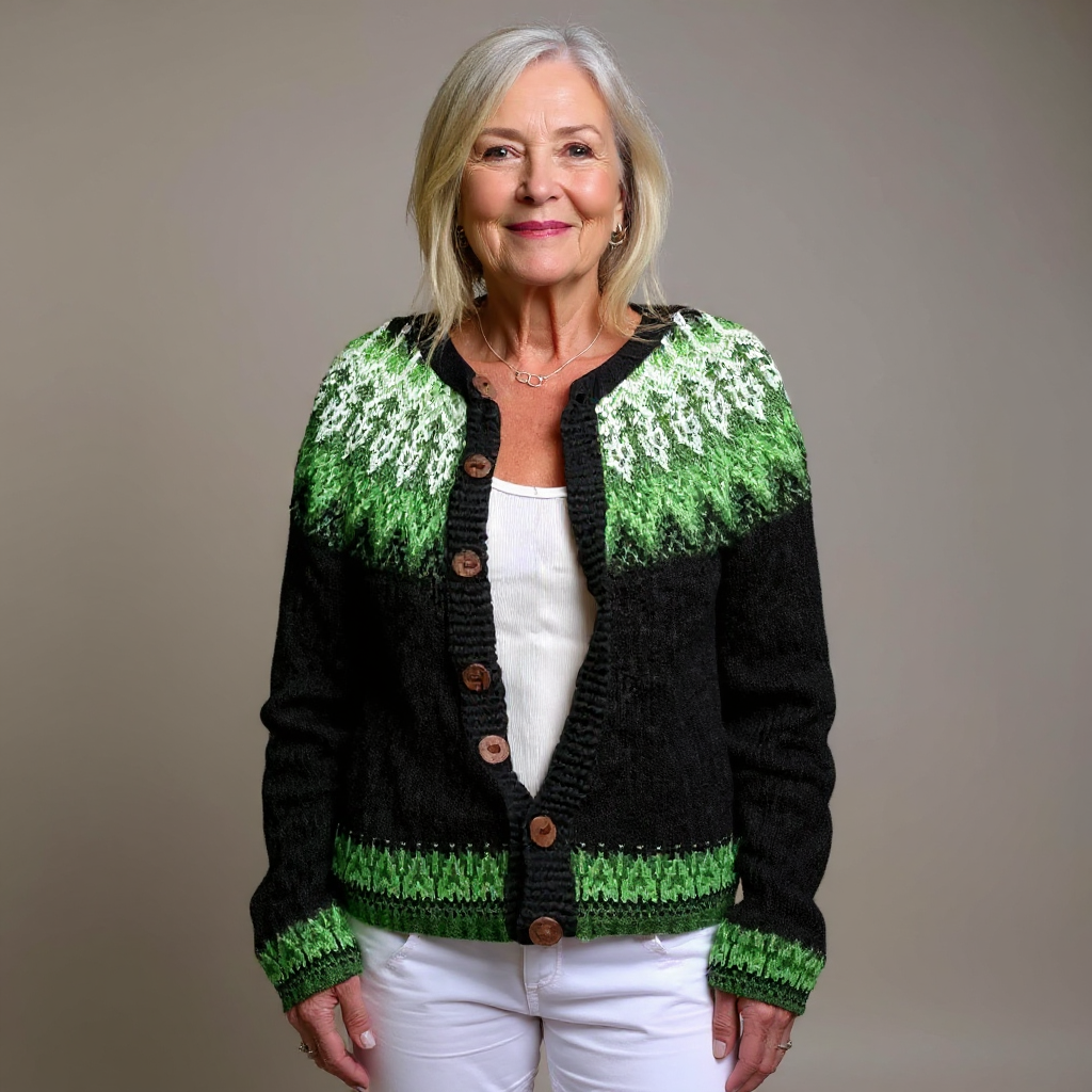 Lois & Tom's - Retro Icelandic Wool Cardigan