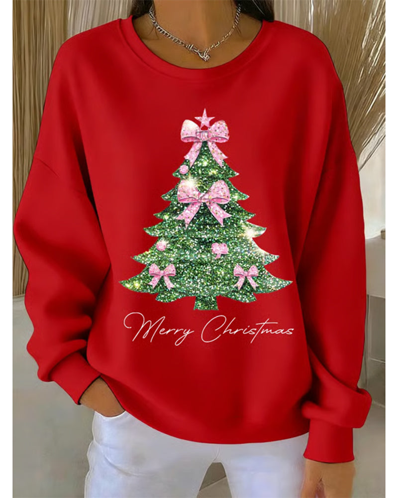 Samantha - Christmas Print Sweatshirt