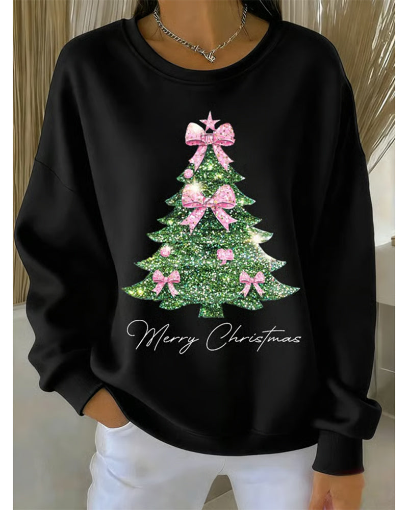 Samantha - Christmas Print Sweatshirt