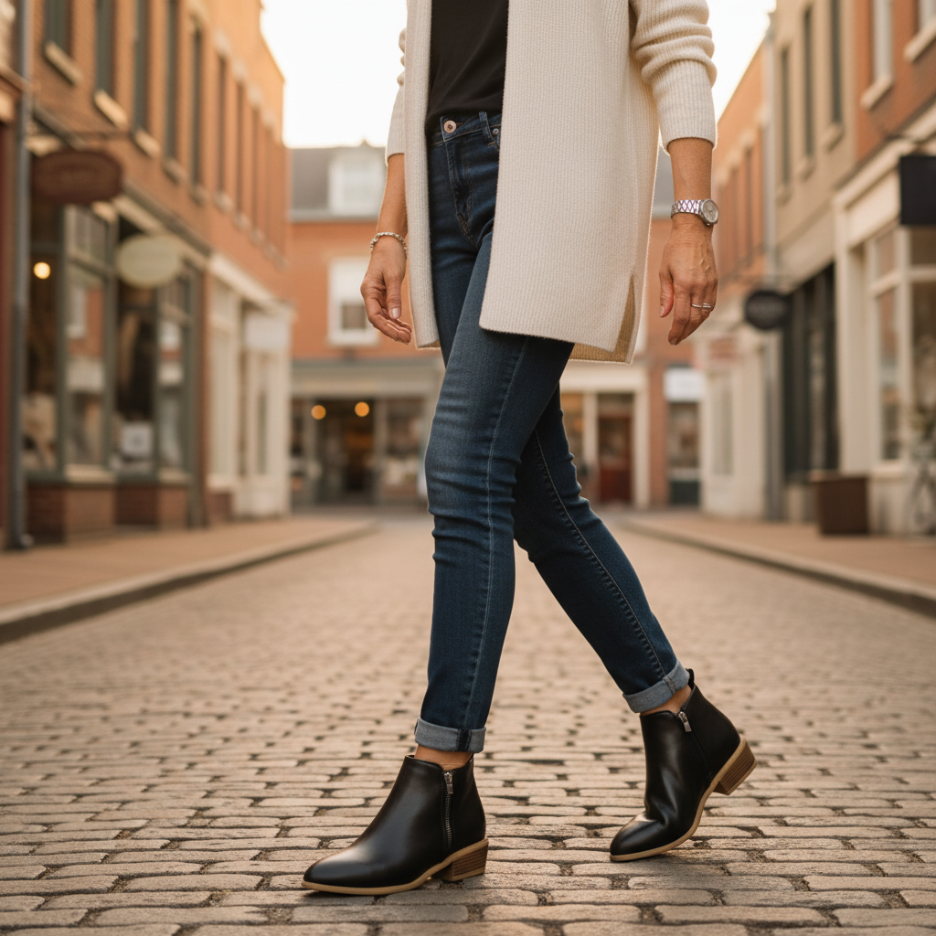 Sharon - Trendy Pointed-toe Ankle Boots