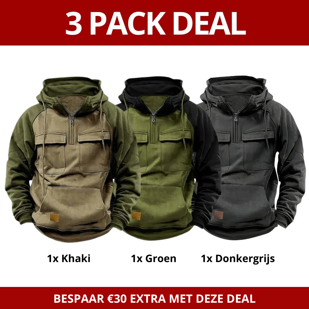 Freek - Multifunctionele Winterhoodie