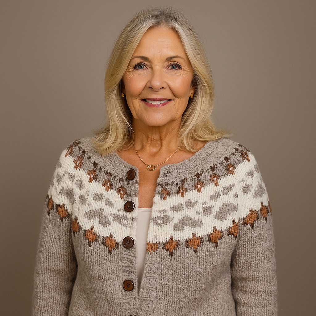 Lois & Tom's  - Classic Icelandic Wool Vintage Cardigan