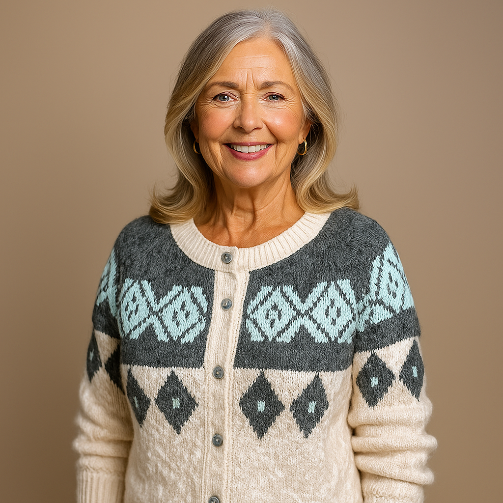 Lois & Tom's  - Retro Icelandic Wool Cardigan