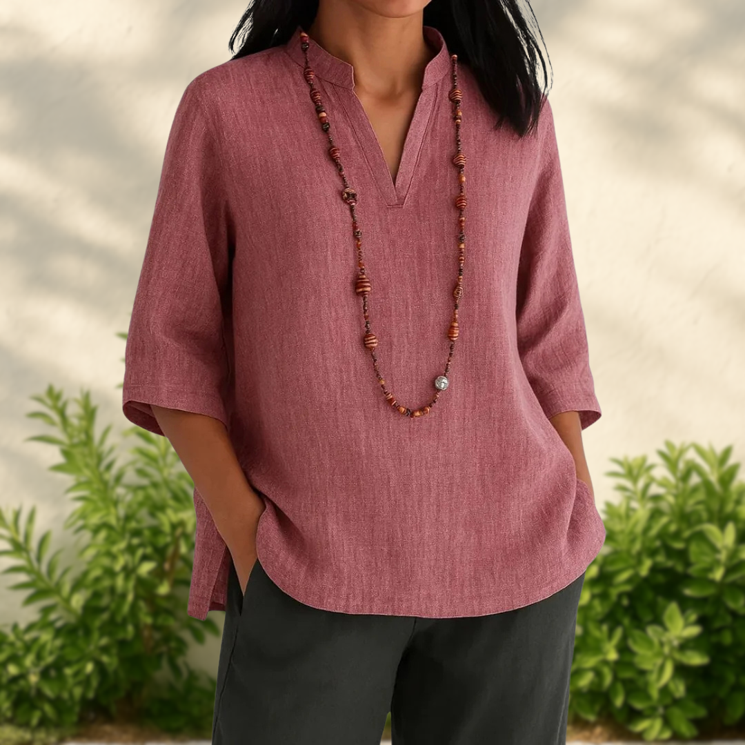 ORIANE - BLOUSE DÉCONTRACTÉE EN LIN
