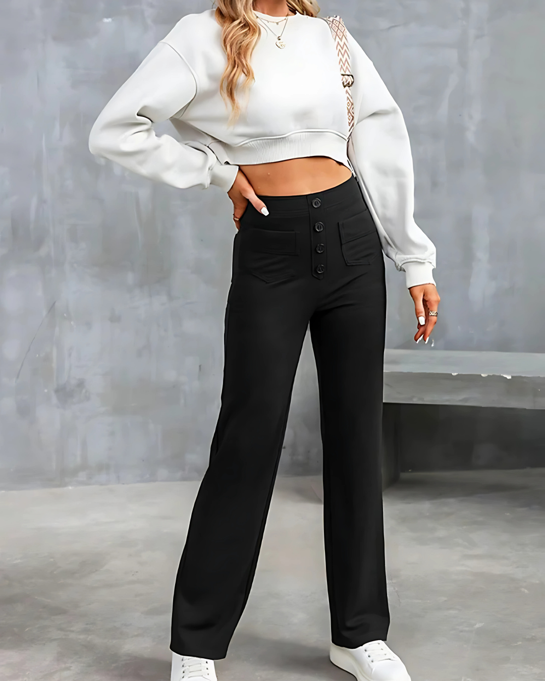 Noémie - Pantalon Haute Élasticité & Style