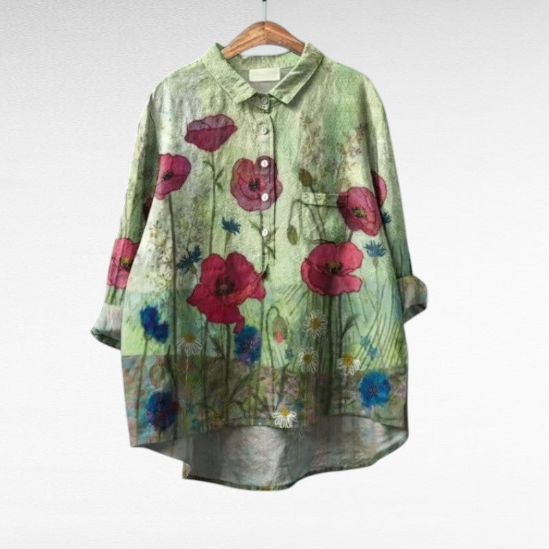 Juliette | Elegante Linnen Zomerblouse