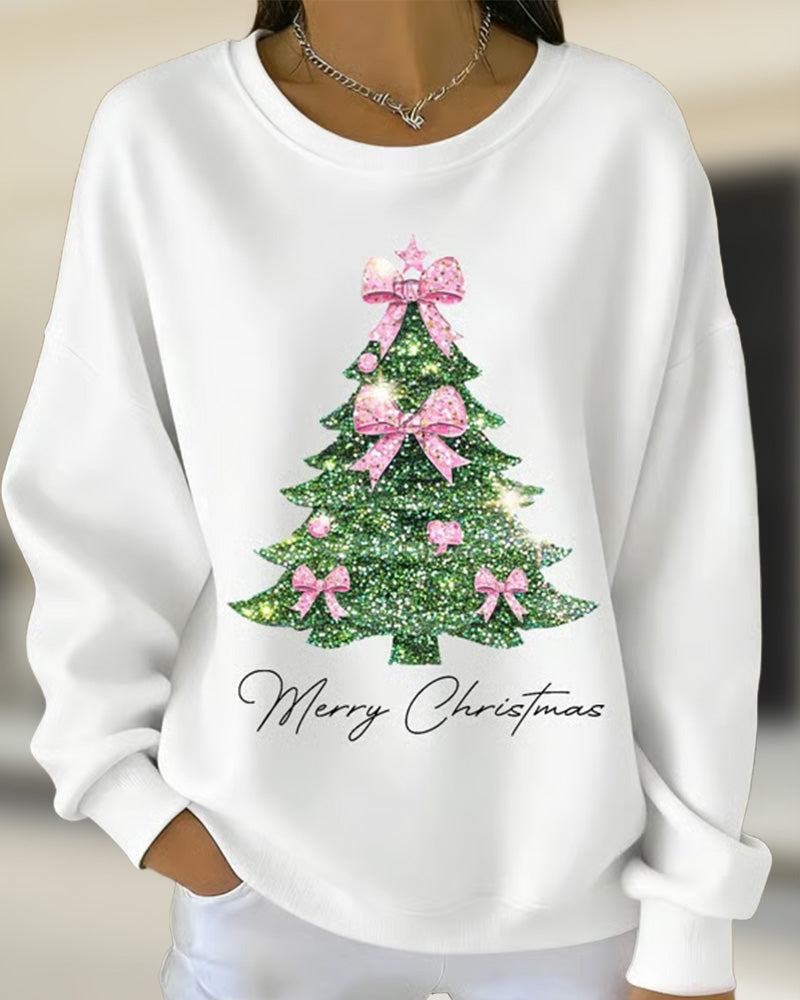 Samantha - Christmas Print Sweatshirt