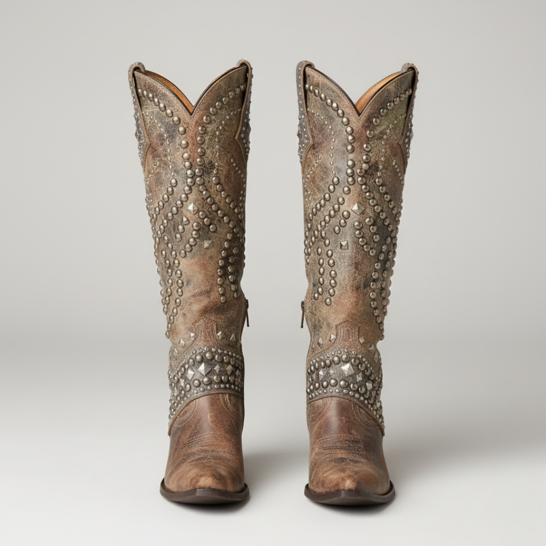 Elsa - Western Knee-High Boots