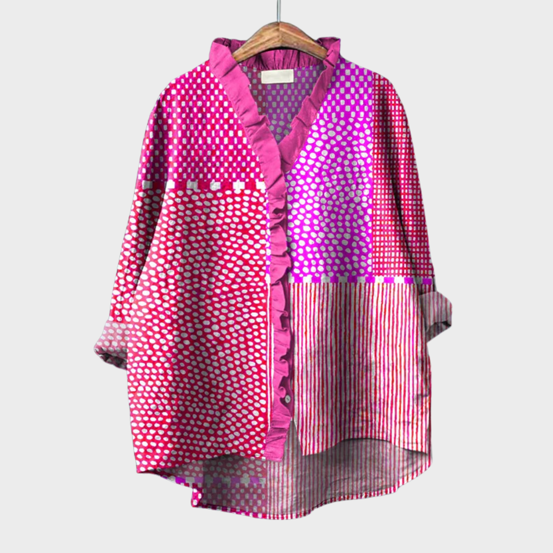 Cassandra | Elegante Linnen Zomerblouse