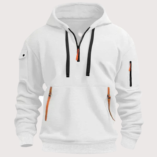 Jason - Warme Hoodie met Ritszakken
