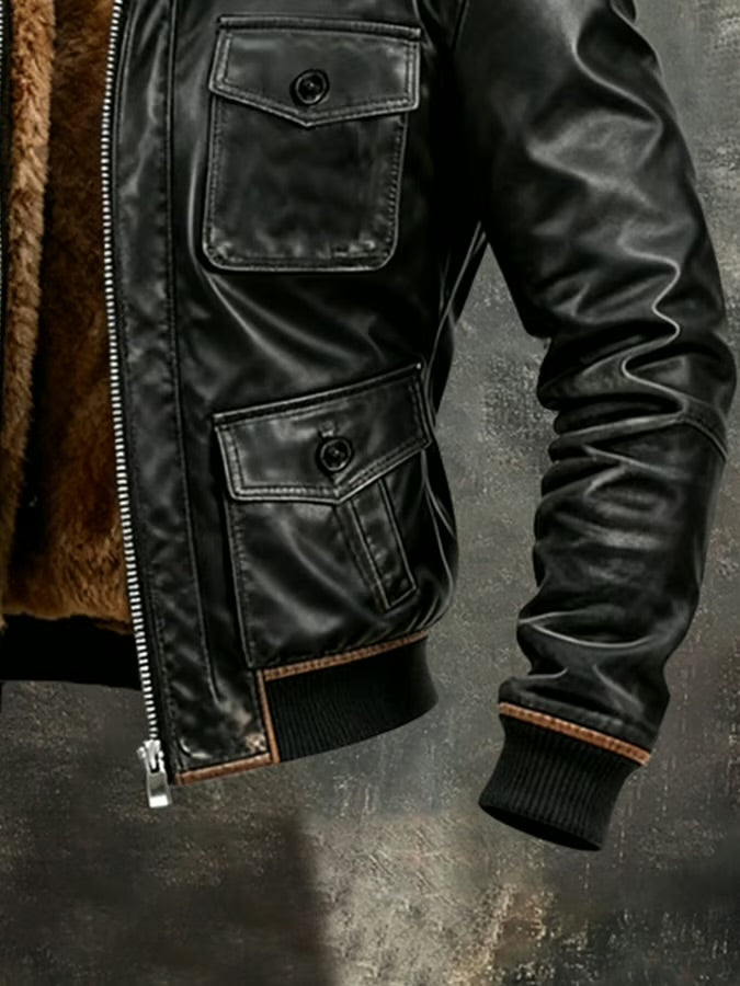 MATHIS - GEWATTEERDE FLEECE JAS VOOR HEREN