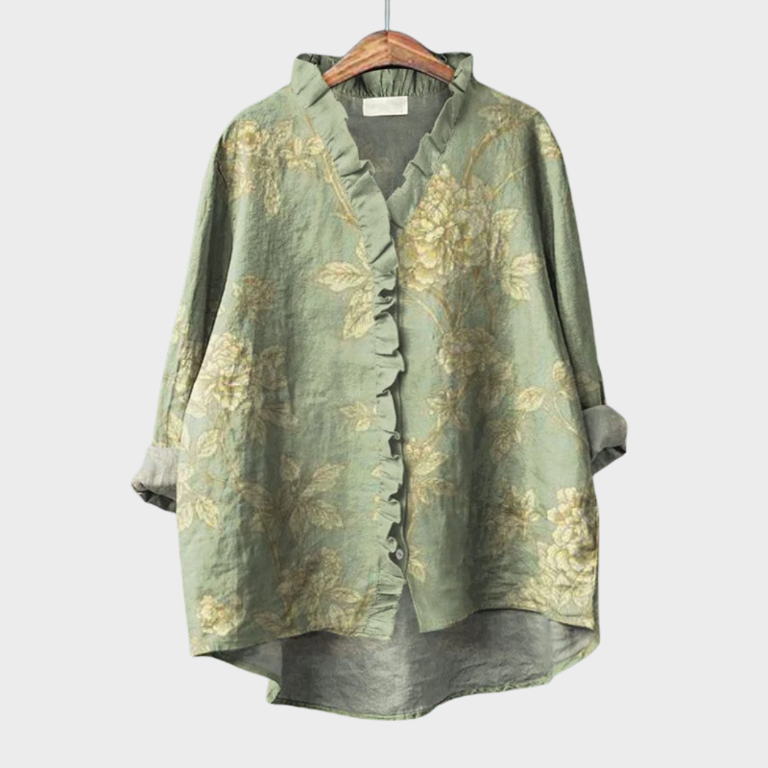 Rosalinde | Elegante Linnen Zomerblouse