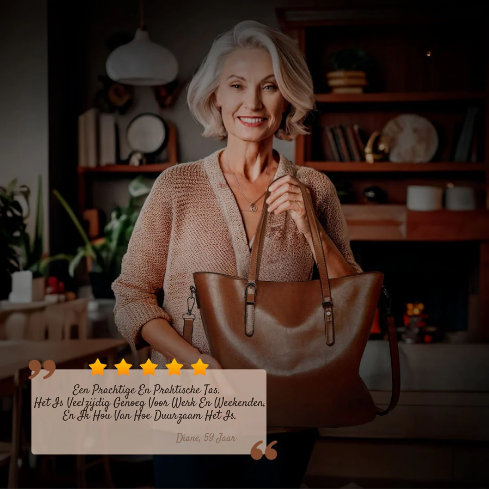 Nicole | Vintage Leren Schoudertas