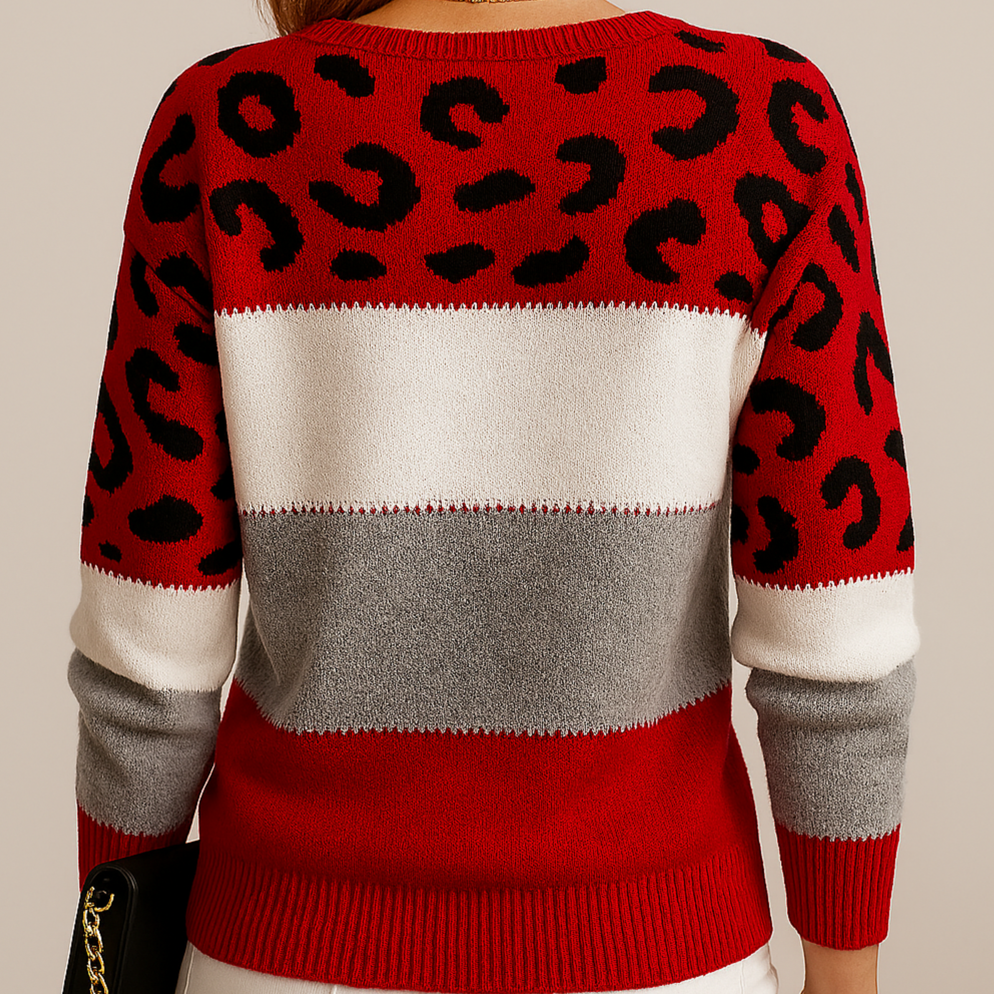 Sera - Leopard Print Casual Sweater