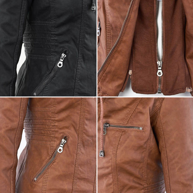 KAYLA - VESTE EN CUIR
