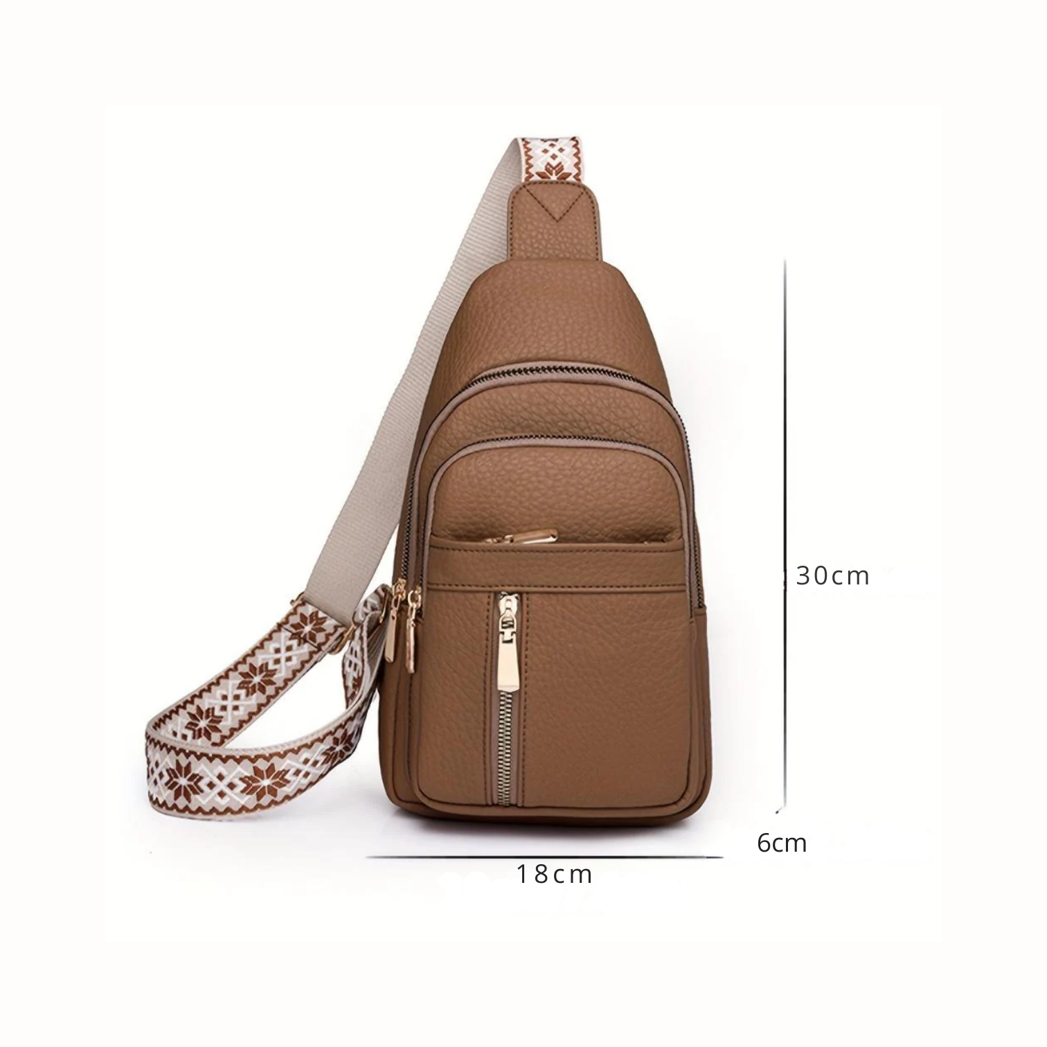 Hazel Vintage Kist Schoudertas