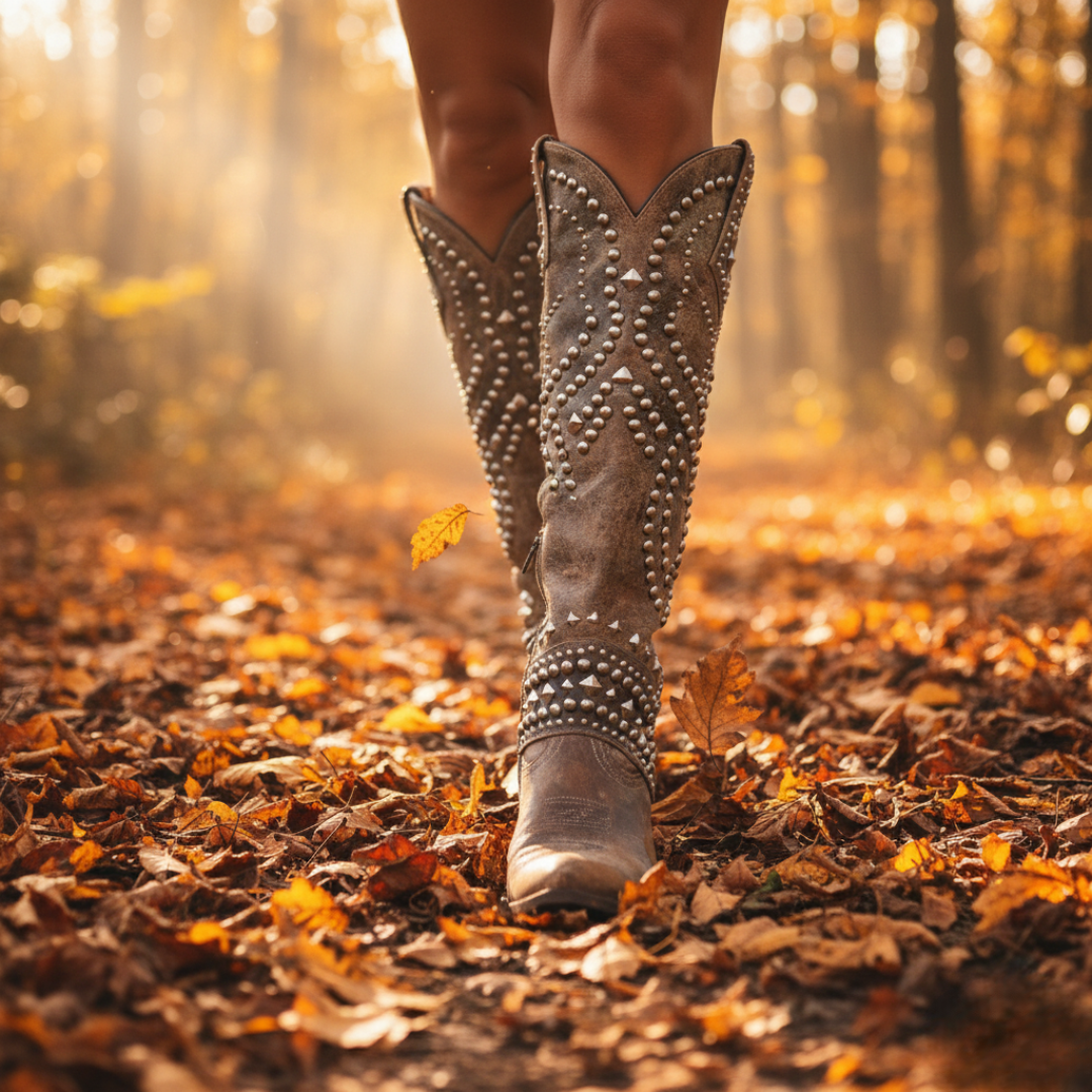 Elsa - Western Knee-High Boots