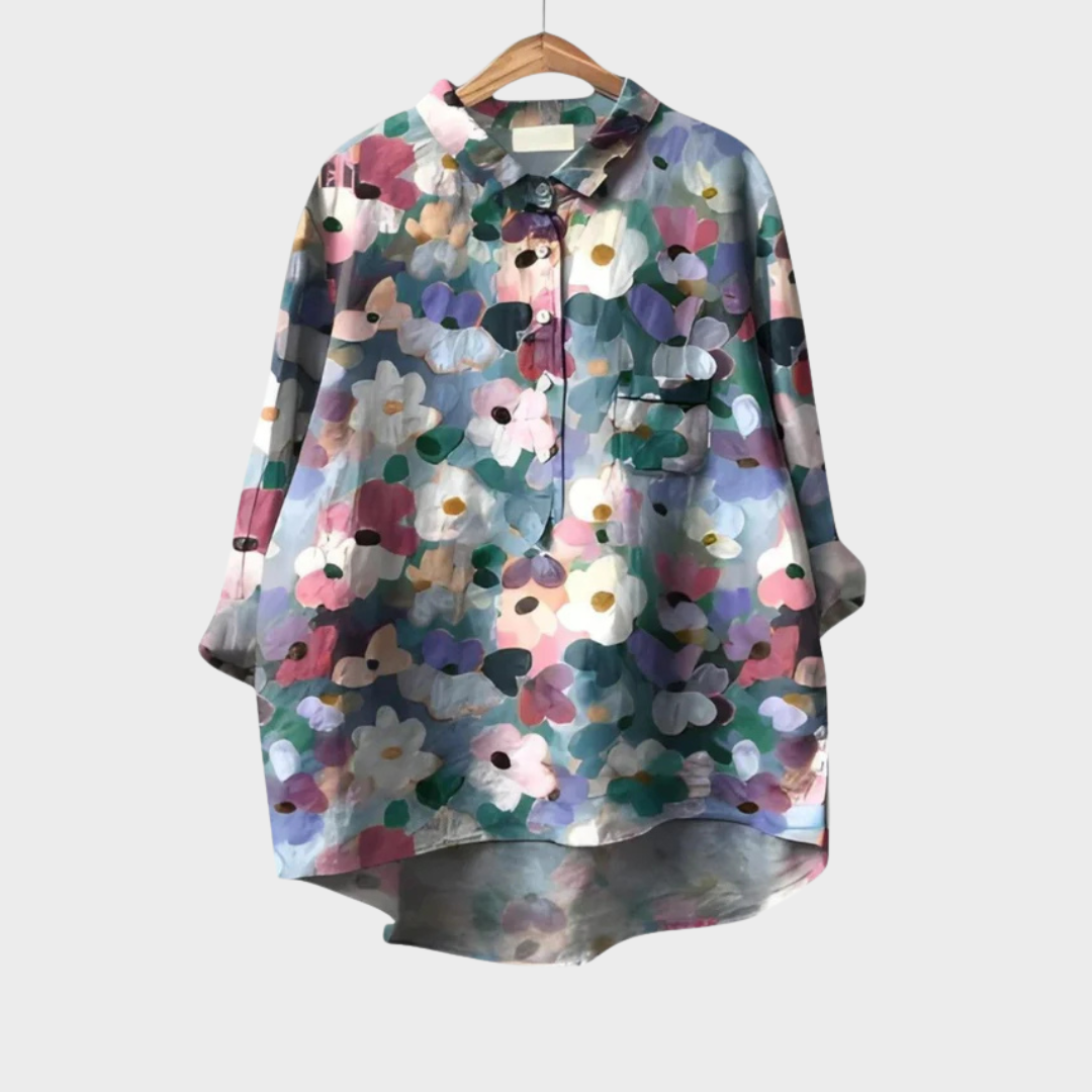 Elise | Elegante Linnen Zomerblouse