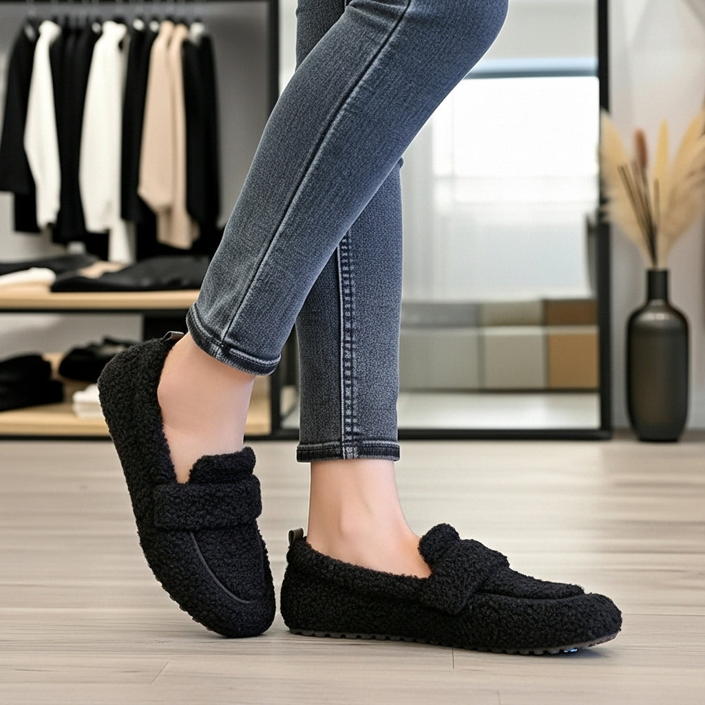 ARMINE - CHAUSSONS CHAUDS AVEC SEMELLE ANTIDÉRAPANTE