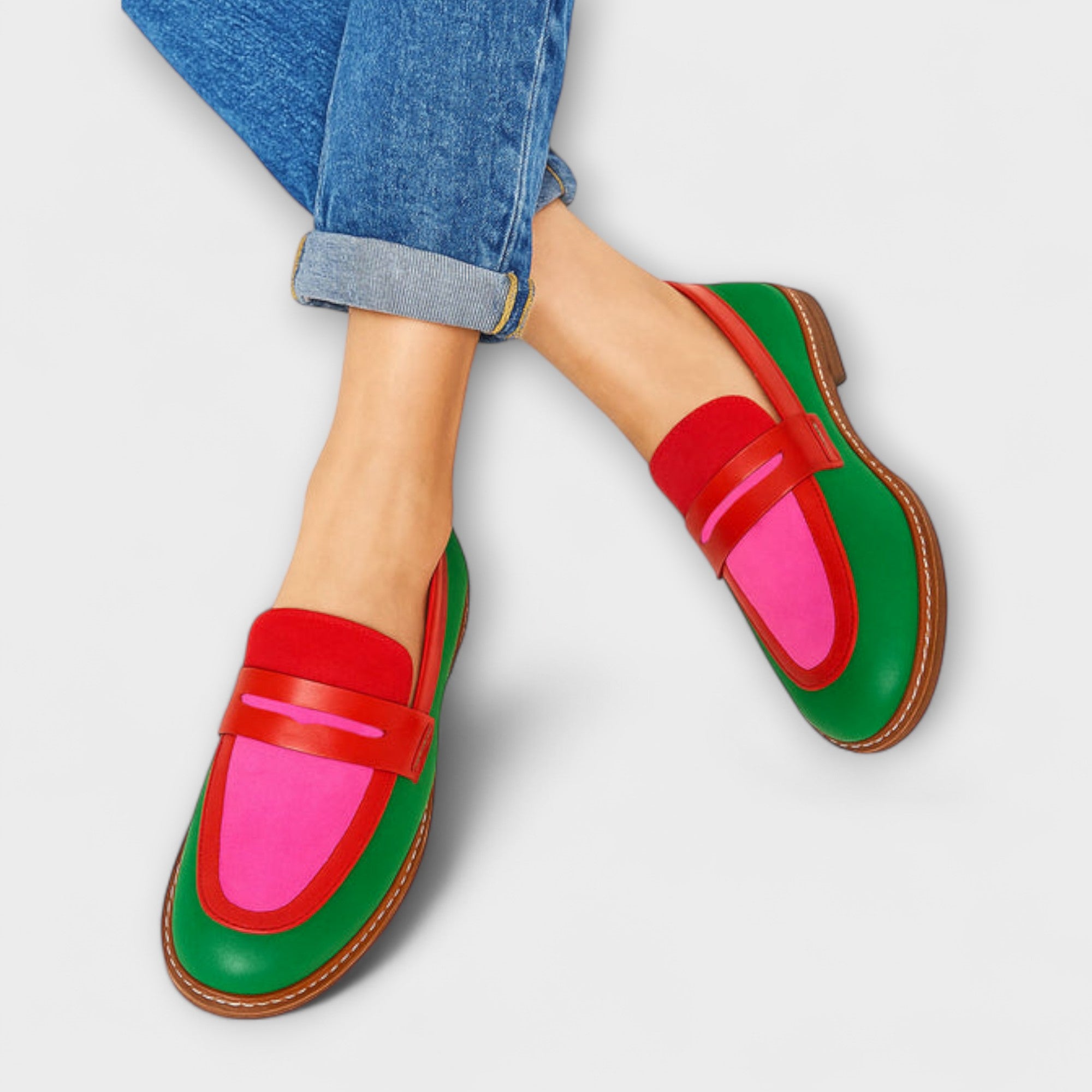 NYLA – MOCASSINS COLORÉS AU STYLE CASUAL