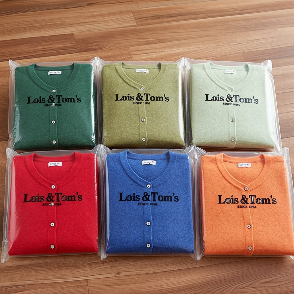 Lois & Tom's - Elegant Cashmere Cardigan