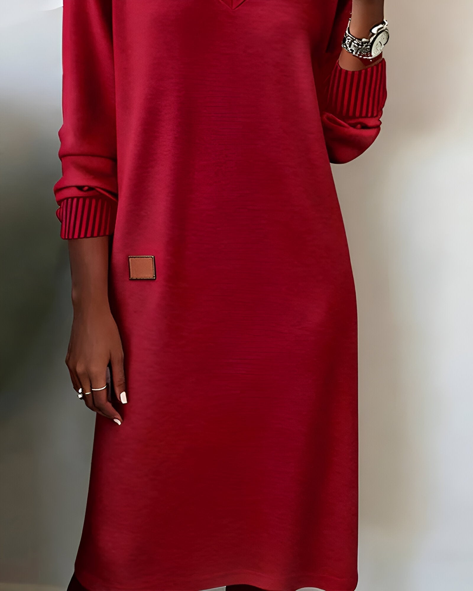Kate - Comfortable Long Sleeve Dress