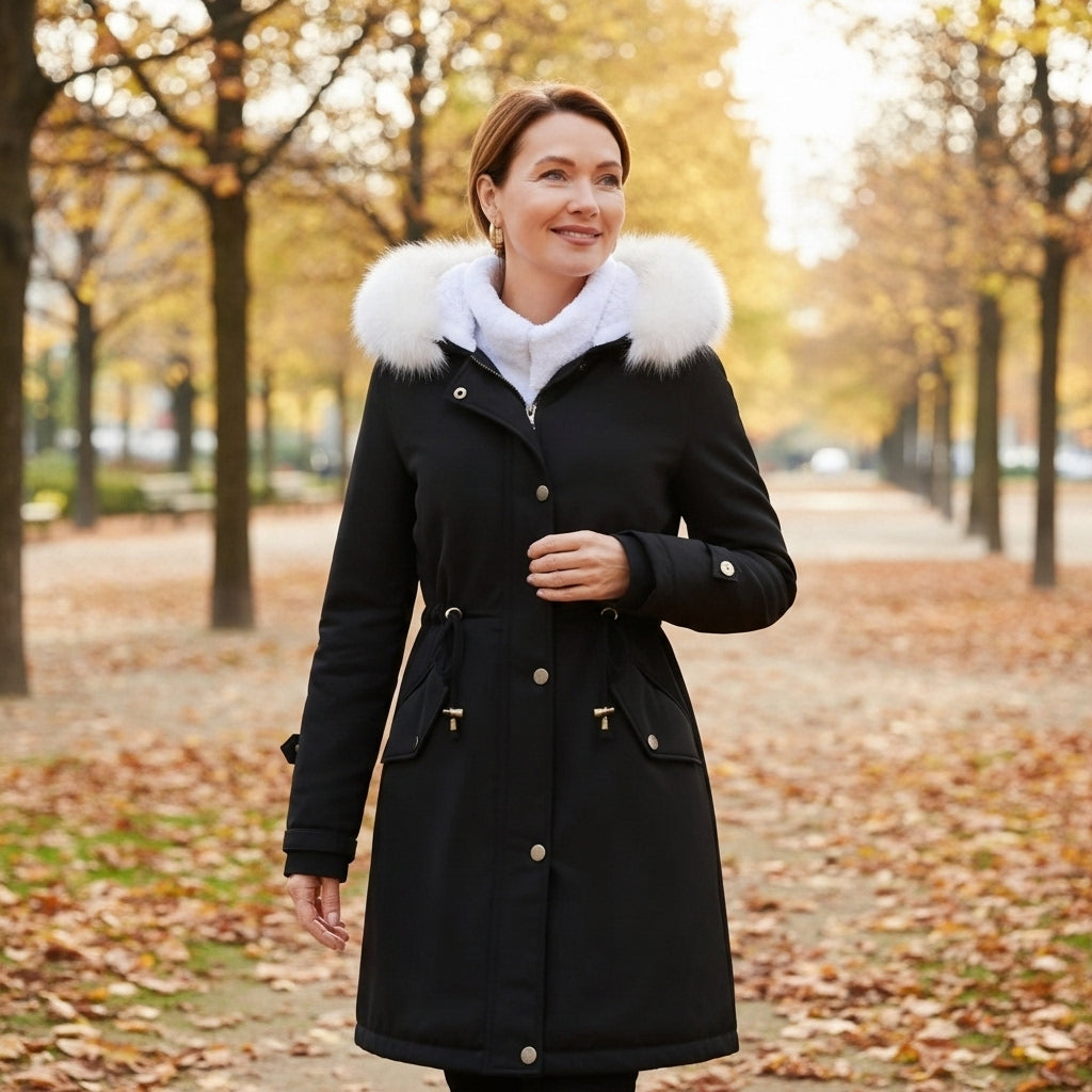 Chrisje - Fleece-Lined Winter Coat