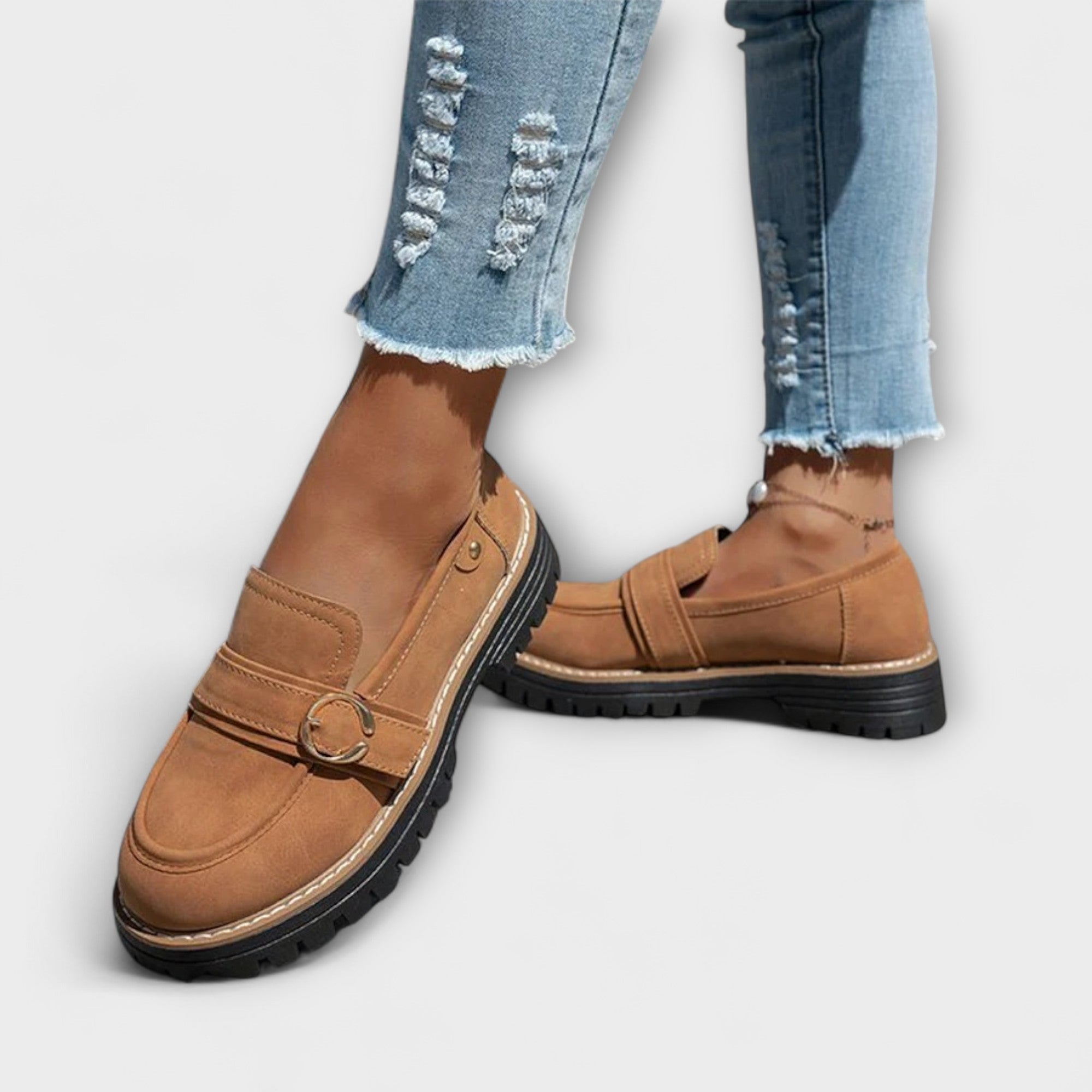 LORA – MOCASSINS DÉCONTRACTÉS À BOUT ROND