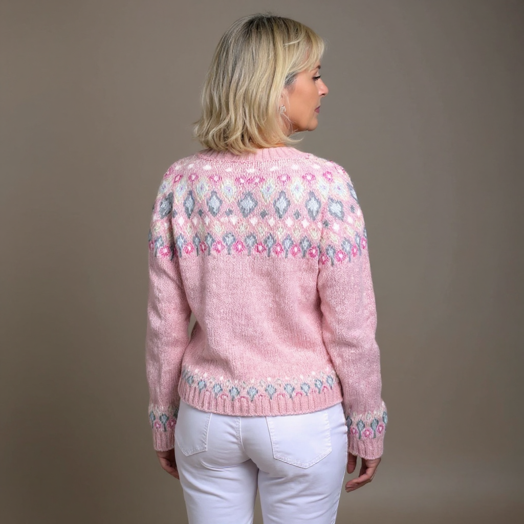 Lois & Tom's - Cozy Pink Wool Cardigan